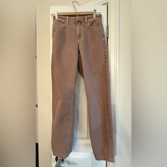 Dynamite Claudia jeans size 00/24 inch dusty rose - Picture 7 of 8